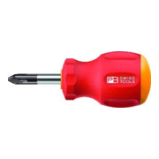 PB Swiss Tools Tournevis Stubby PH2x 35mm SwissGrip