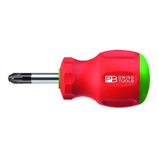PB Swiss Tools Tournevis Stubby PZ2x 35mm SwissGrip