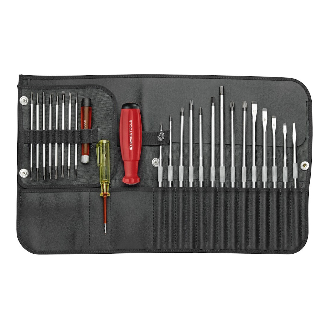 PB Swiss Tools Wechselklingen-Satz 25-teilig in Rolltasche