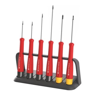 PB Swiss Tools Werkstatt-Schraubendreher-Sortiment, Schlitz und Phillips, 6-teilig