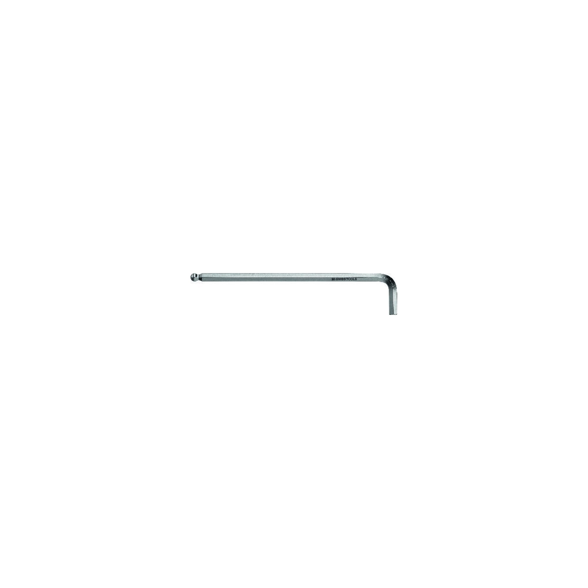PB Swiss Tools Winkelschraubendreher DIN 911L verchromt 5/32" Kugelkopf
