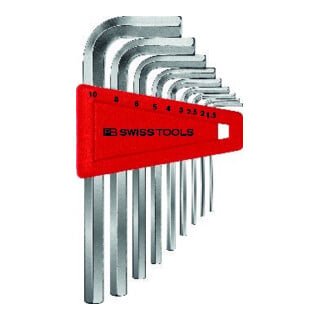 PB Swiss Tools Winkelschraubendreher- Satz im Kunststoffhalter 9-teilig 1,5-10mm