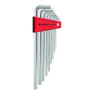 PB Swiss Tools Winkelschraubendreher- Satz im Kunststoffhalter 9-teilig 1,5-10mm lang Swiss