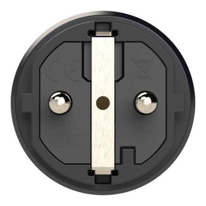 PCE Schutzkontaktstecker IP54 Vollgummi 16A / 250V AC / 3p (2P+E)