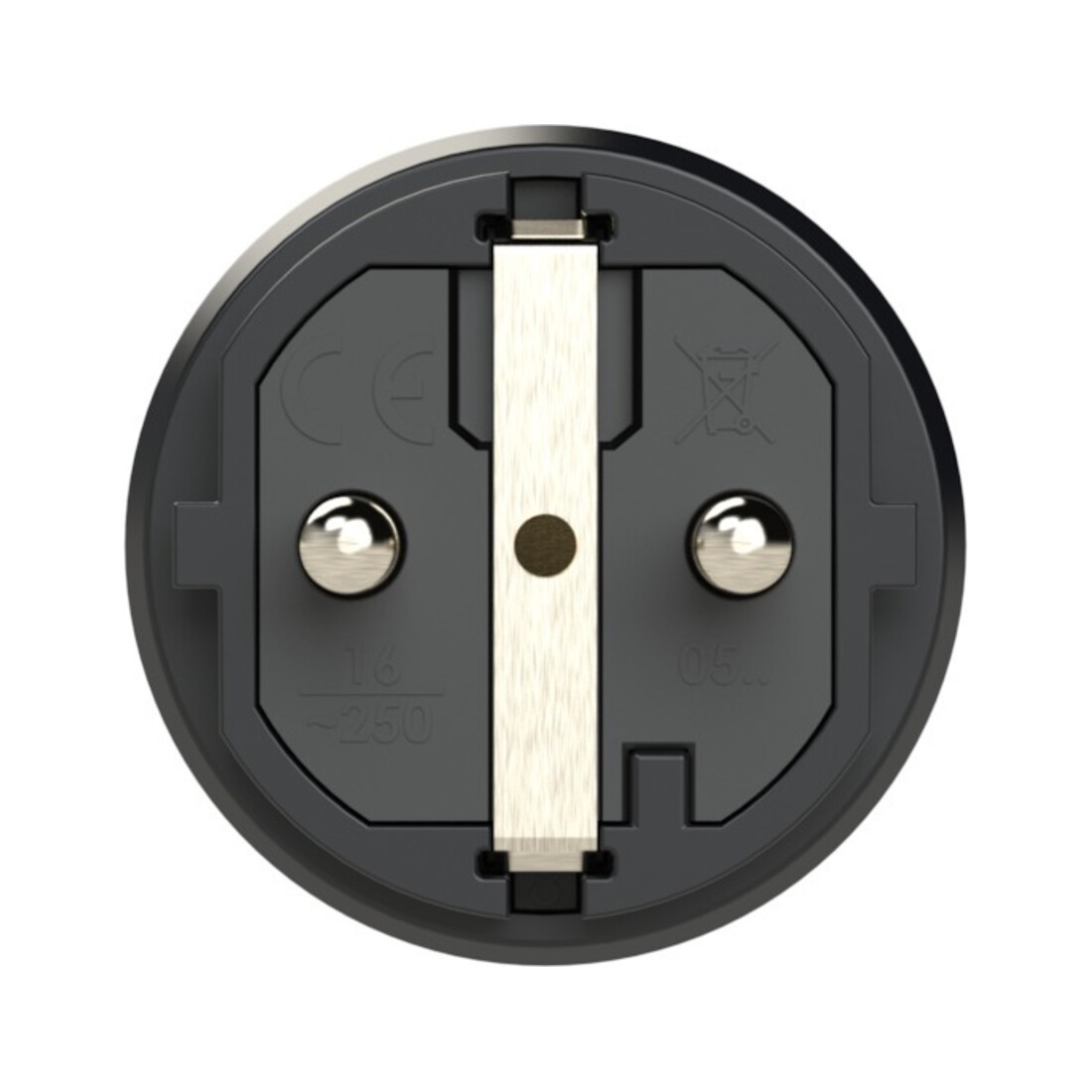 PCE Schutzkontaktstecker IP54 Vollgummi 16A / 250V AC / 3p (2P+E)