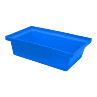 PE Bac de rétention avec grille pour petits récipients 59,5x39,5x17 cm, 22 litres