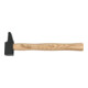Peddinghaus Bankhamer, Frans model met hickory-steel, Gewicht zonder steel: 1000 g