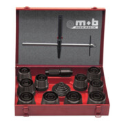 Peddinghaus Patentlocheisensatz 3-60mm, im Kunststoffkoffer, 33-teilig