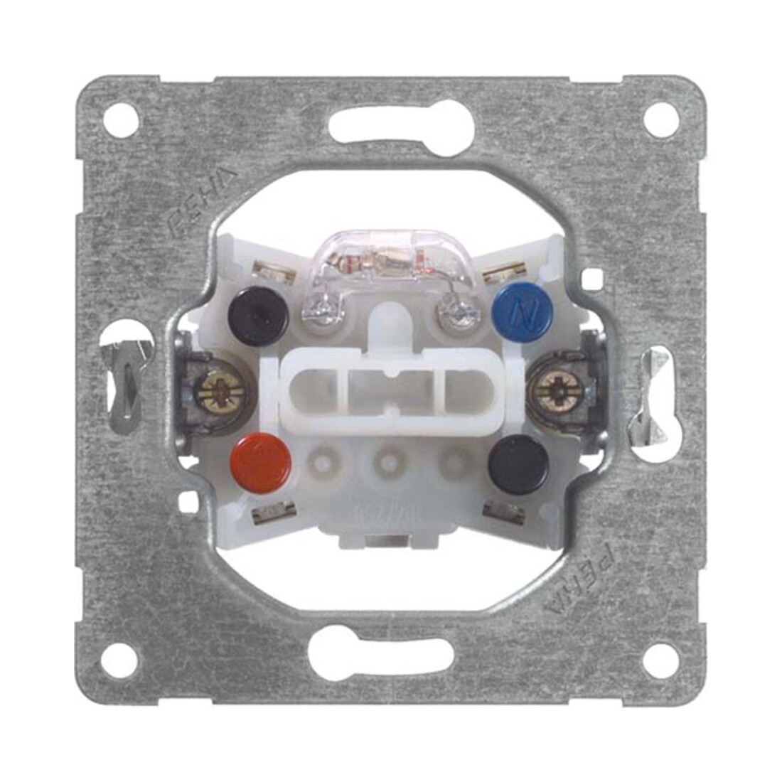 Peha Interrupteur à bascule avec témoin lumineux 10A 250V 2 pôles D 512 GLK