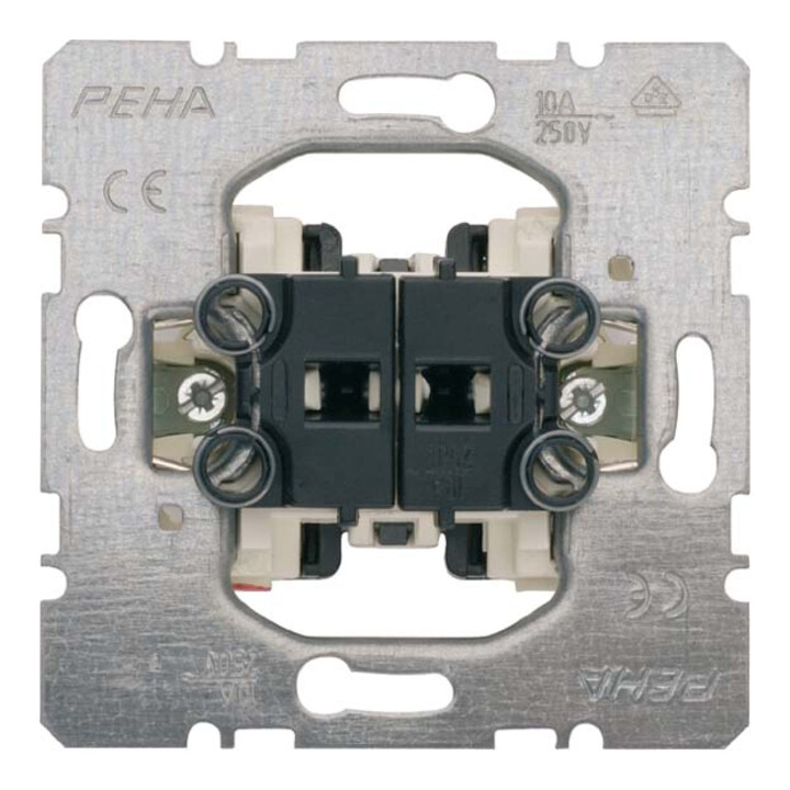 Peha Interrupteur à volet roulant 10A 250V 1 pôle 2 positions D 214