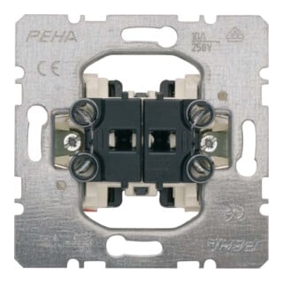 Peha Jalousieschalter 10A 250V 1-pol.2S D 214