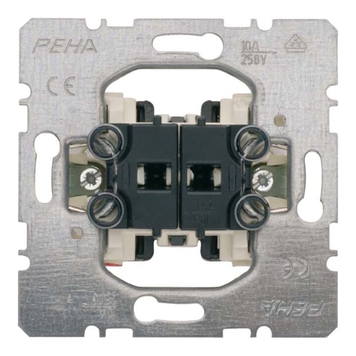 Peha Jalousieschalter 10A 250V 1-pol.2S D 214