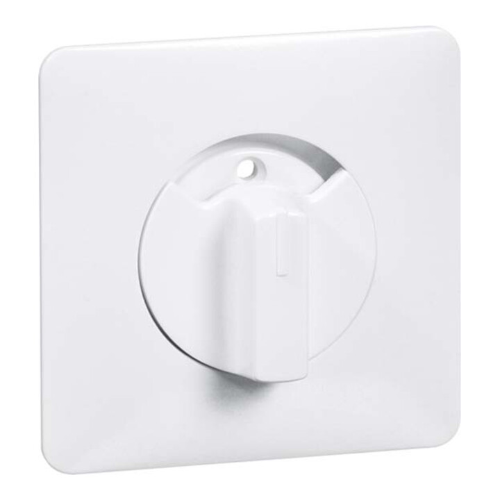 Peha Plaque centrale à bouton moleté avec verrouillage pour interrupteur volet roulant D 80.610.02 ZJ