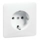 Peha Prise SCHUKO blanche 16A 250V à vis D 80.6611 W