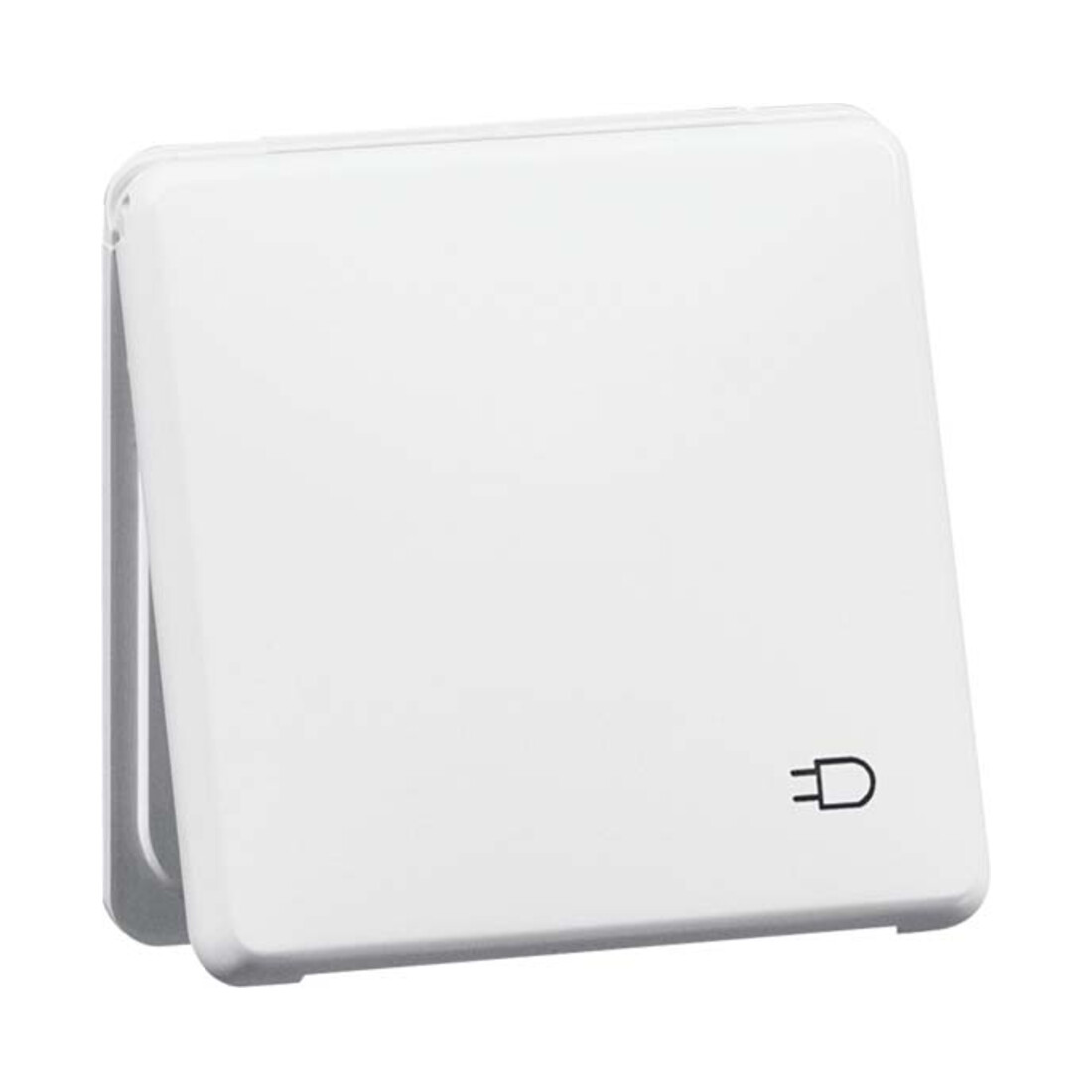 Peha Prise SCHUKO blanche 16A 250V avec couvercle rabattable D 80.6511 K W