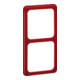 Peha Rahmen 2-fach rt waage/senkrecht D 80.672 ROT