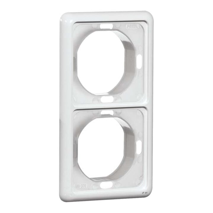 Peha Rahmen 2-fach ws waage/senkrecht D 80.672 WU W