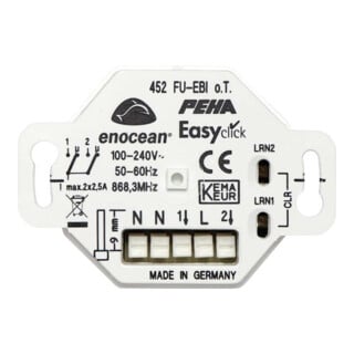 Peha Récepteur radio encastré 2 canaux D 452 FU-EBI O.T.