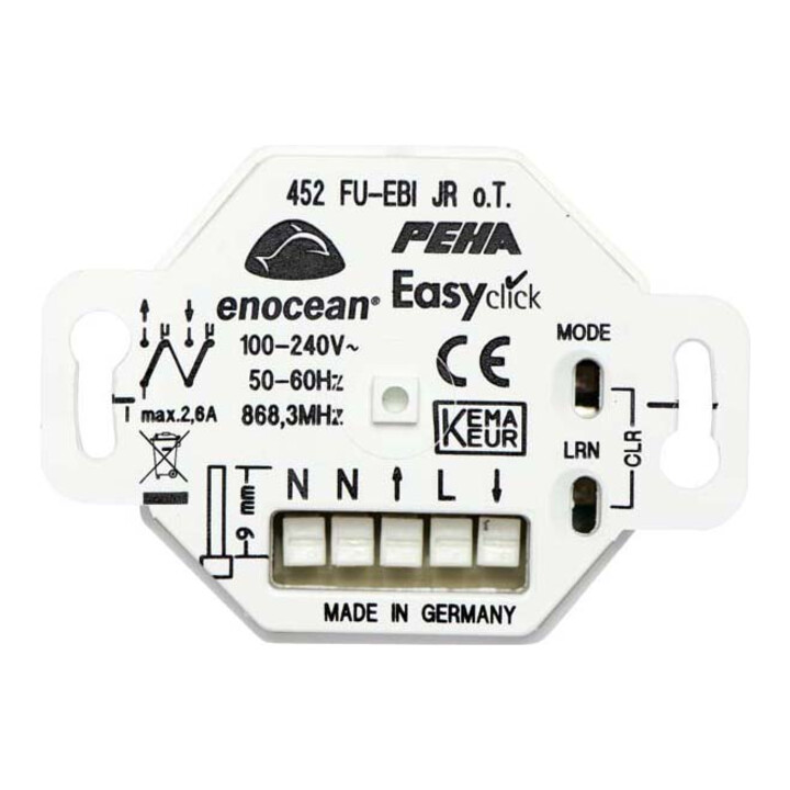 Peha Récepteur radio JR encastré 2 canaux D 452 FU-EBI JR O.T.