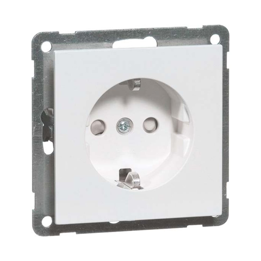 Peha SCHUKO-Steckdose alu 16A 250V 2-pol. D 20.6511.70