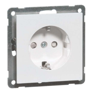 Peha SCHUKO-Steckdose alu 16A 250V 2-pol. D 20.6511.702 OKS