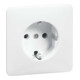 Peha SCHUKO-Steckdose rws 16A 250V Steckklemm. D 80.6511.02 SI