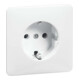 Peha SCHUKO-Steckdose ws 16A 250V Steckklemm. D 80.6511 SI W