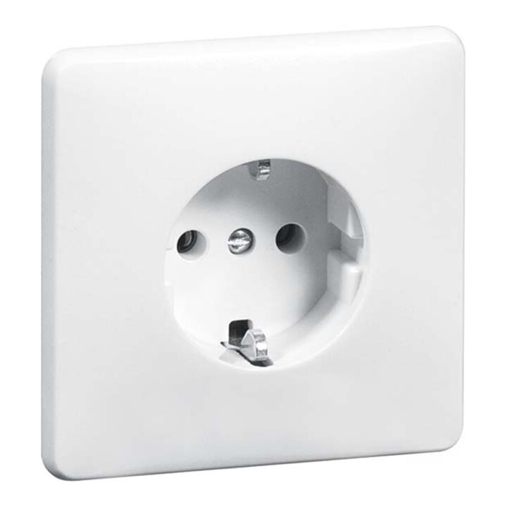 Peha SCHUKO-Steckdose ws 16A 250V Steckklemm. D 80.6511 V