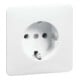 Peha SCHUKO-Steckdose ws 16A 250V Steckklemm. D 80.6511 W