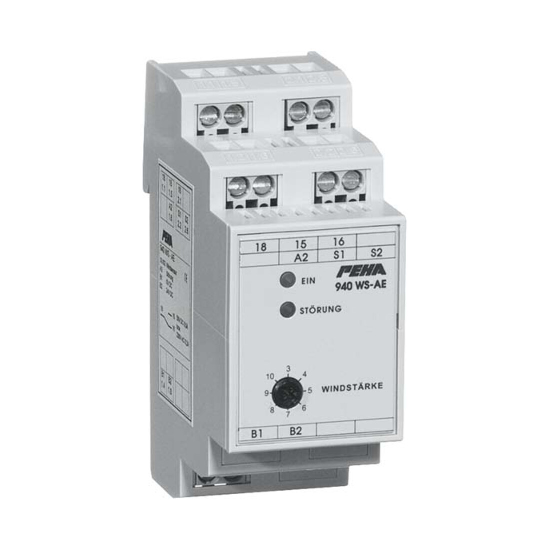 Peha Unité d’évaluation pour capteur de vent D 940 WS-AE
