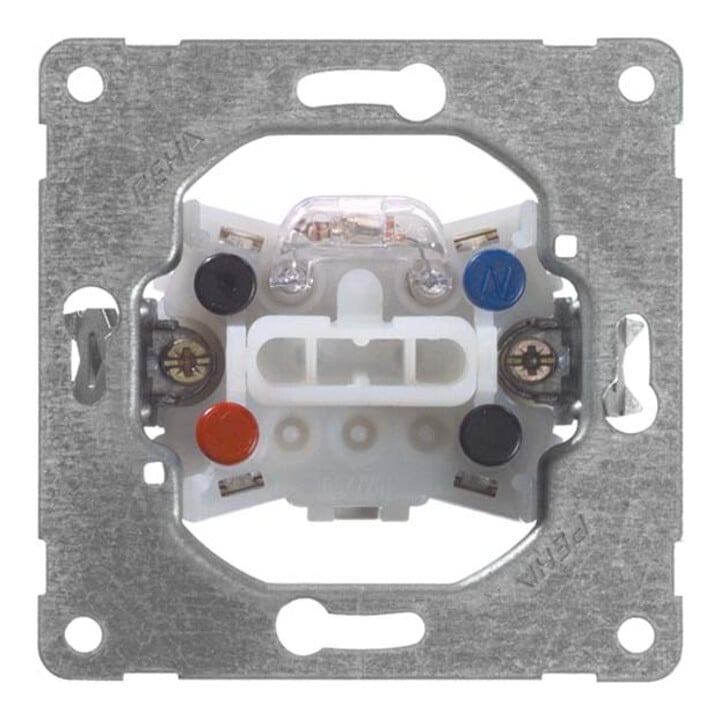 Peha Wippschalter Kontrolllicht 16A 250V 2-pol.Aus D 612/16 GLK
