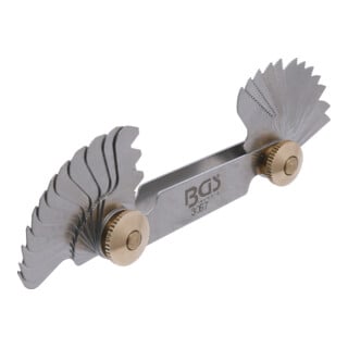 Peigne à filets 24 feuilles 0,25 - 6,00 mm Kraftmann