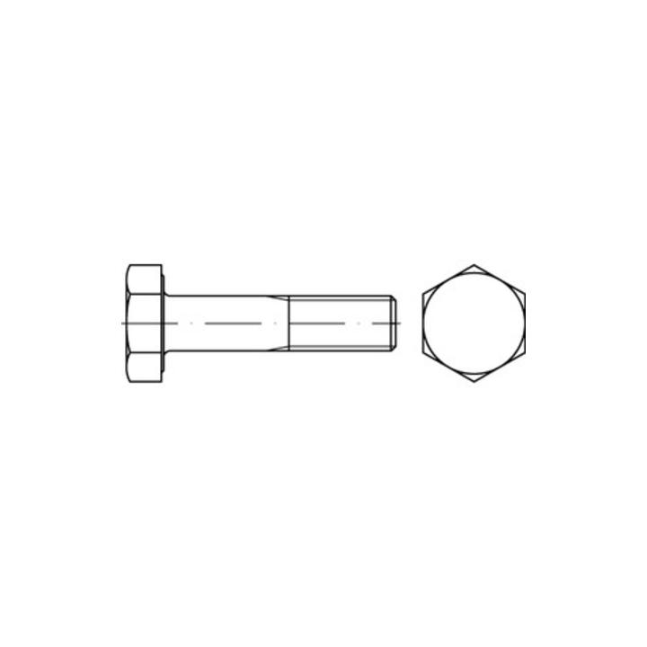 Peiner EN 14399-4 Sechskant-Schaftschraube M24x120 Stahl 10.9 feuerverzinkt ; Peiner Umformtechnik
