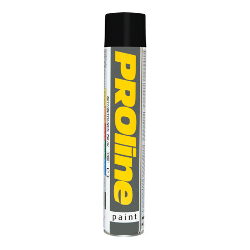 Peinture de marquage au trait Moravia peinture PROline-peinture pour canettes de 750 ml noir
