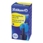 Pelikan Stempelfarbe 4K 351213 ohne Öl 28ml blau