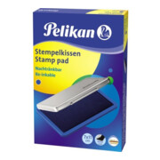 Pelikan Stempelkissen 331017 Gr.2 7x11cm Metallic-Gehäuse blau