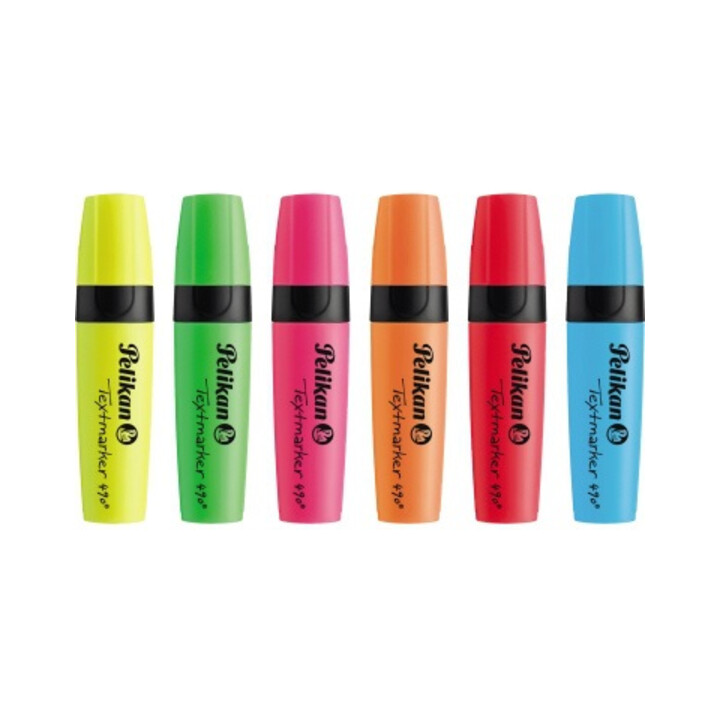 Pelikan Textmarker 490 814089 1,2-5mm Keilspitze gelb