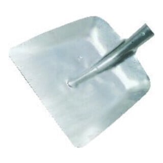 Pelle à bords Halle SILVER taille 9 380 x 380 mm tôle en acier IDEAL