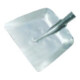 Pelle à bords Halle SILVER taille 9 380 x 380 mm tôle en acier IDEAL-1