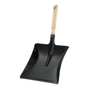 MET Pelle à poussière avec manche en bois noir, lame 220×230 mm-1