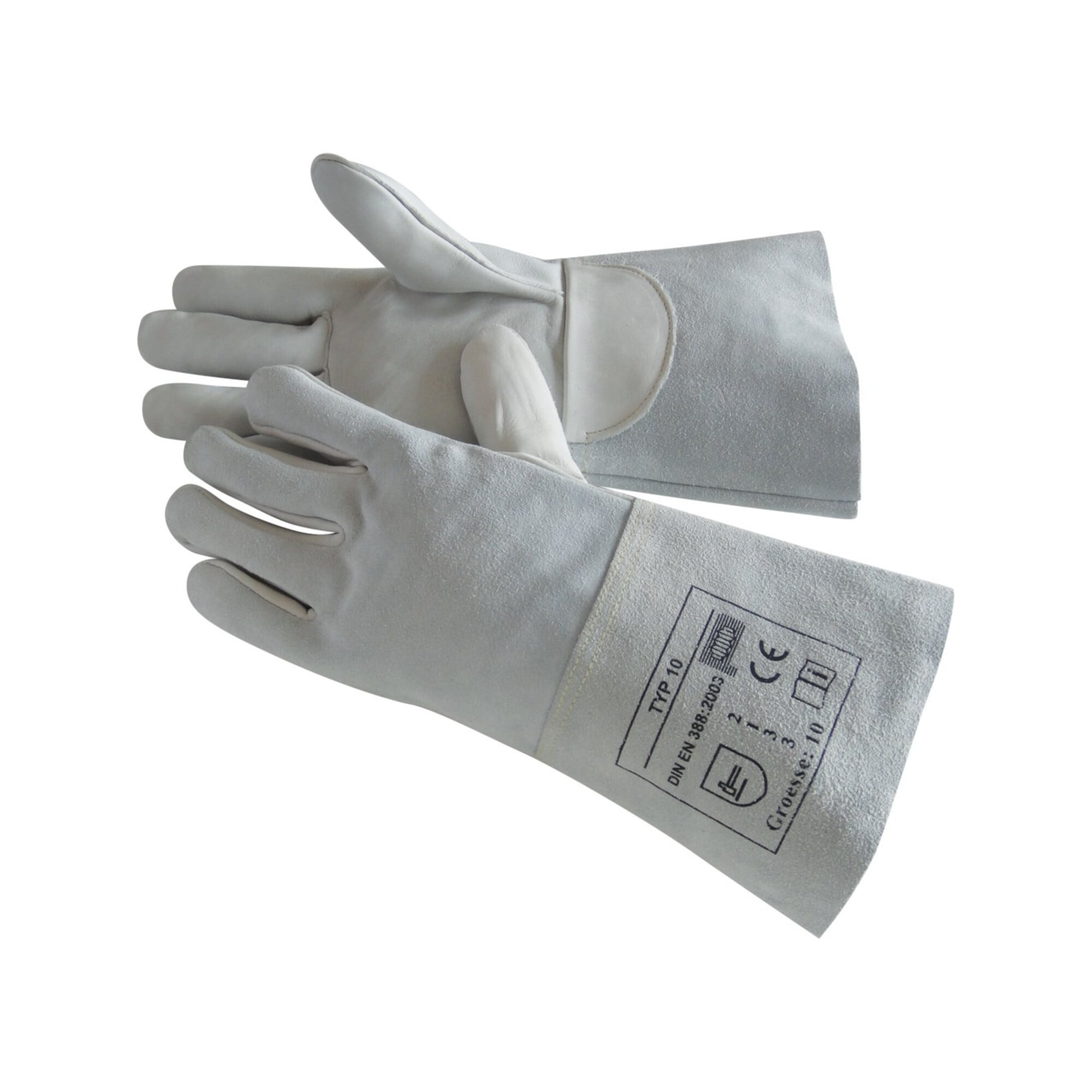 penkert Schweißerhandschuh Typ 10 Kat. II, weiß, 10 35cm,Gr.10