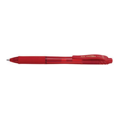 Pentel Gelroller EnerGel X BL107-BX 0,35mm Druckmechanik rot