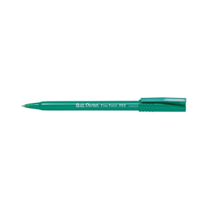 Pentel Tintenroller Ball R50-D 0,4mm Kappenmodell grün