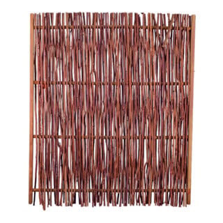 PEPE Haselnusszaun 120 x 140 cm braun Rahmen 45 x 25 mm