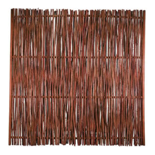 PEPE Haselnusszaun 180 x 180 cm Rahmen 45 x 25 mm braun