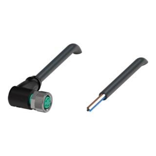 Pepperl+Fuchs Boîte de raccordement V31-WM-BK10M-PUR-U noire 4 pôles coudée