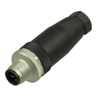 Pepperl+Fuchs Connecteur de câble V1S-G-BK droit 4 pôles 4-6 mm