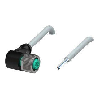 Pepperl+Fuchs Kabeldose V15-W-5M-PUR grau 5-polig gewinkelt M12 A-kodiert