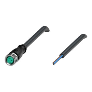 Pepperl+Fuchs Kabeldose V3-GM-BK2M-PUR-U schwarz 3-polig gerade