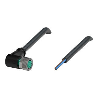 Pepperl+Fuchs Kabeldose V3-WM-BK10M-PUR-U schwarz 3-polig gewinkelt